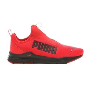 Puma Kids' Red and Black Athletic Shoes